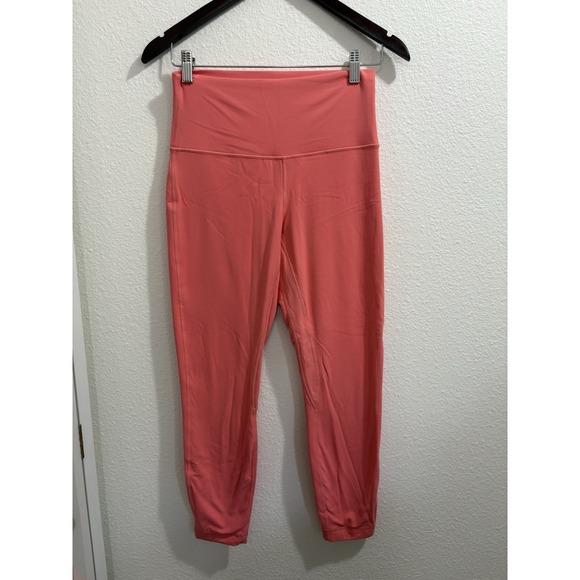 Lemon Pants - Lululemon Align High-Rise Pants 25" Womens Sz 6‎ Pink Blossom Athletic Leggings